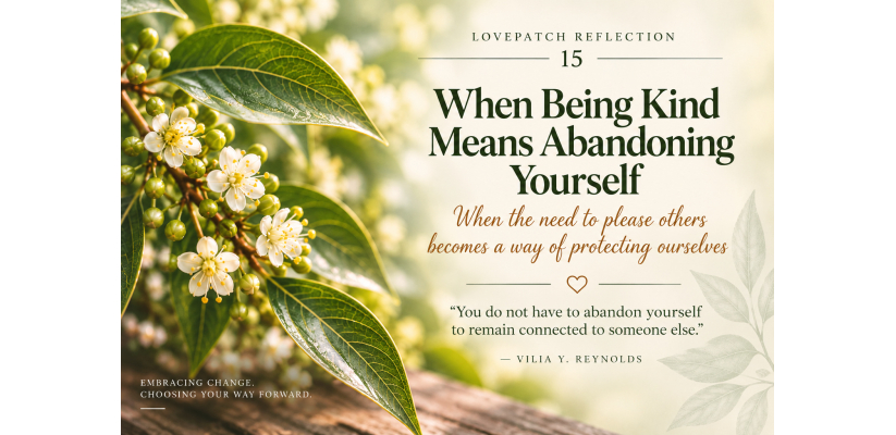 When Being Kind Means Abandoning Yourself