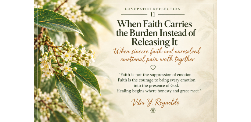 When Faith Carries the Burden Instead of Releasing It