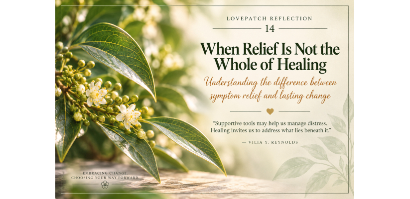 When Relief Is Not the Whole of Healing