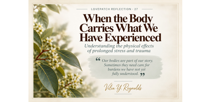 When the Body Carries What We Have Experienced - CRCTC Camphor Resiliance Centre for Trauma Training Counselling and Consultation