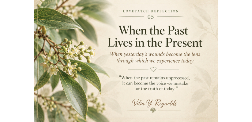 When the Past Lives in the Present - CRCTC Camphor Resiliance Centre for Trauma Training Counselling and Consultation